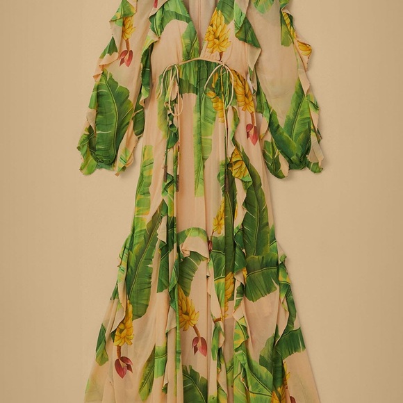 FARM Rio Fresh Bananas Maxi Dress - Picture 6 of 7